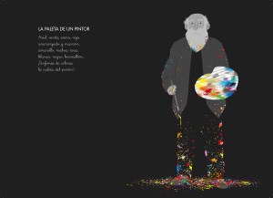 la paleta de un pintor