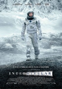 1. cartel de Interstellar